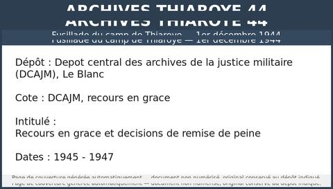 Original Document numérique not accessible