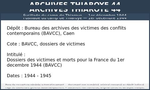 Original Document numérique not accessible